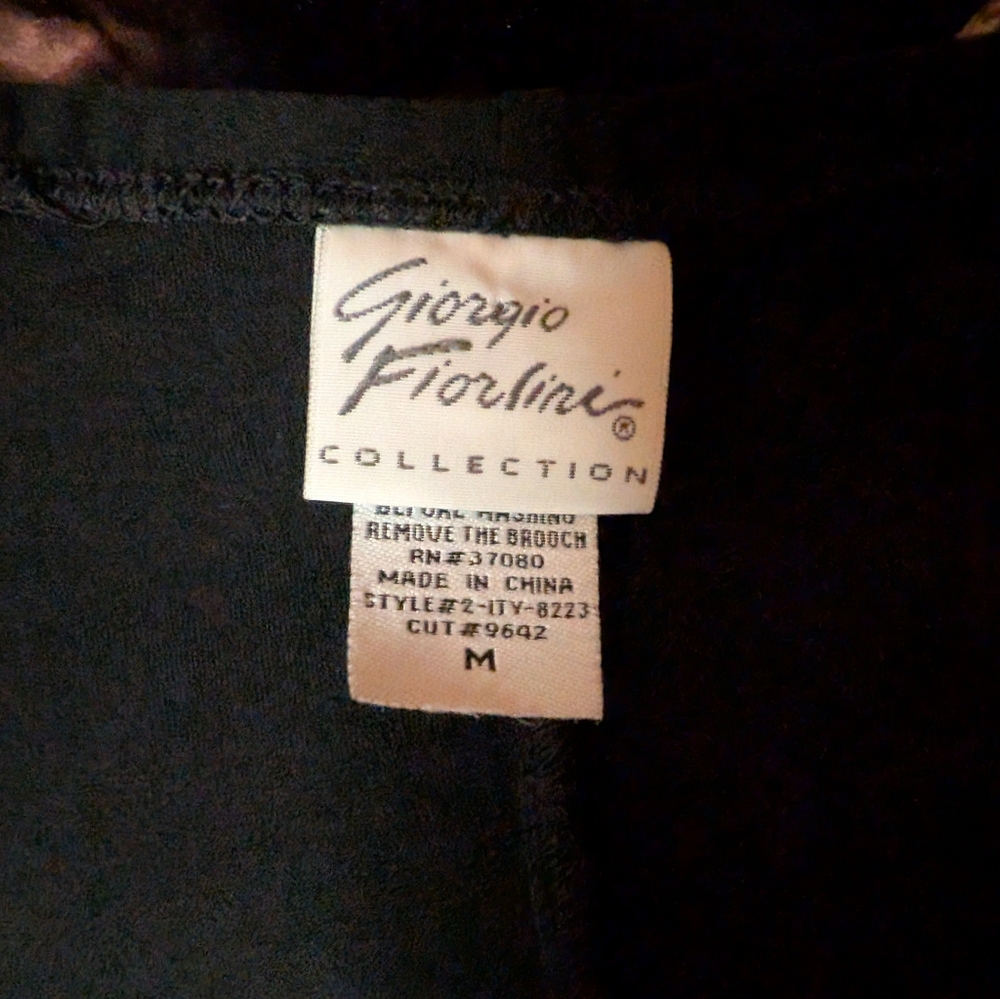 Giorgio Fiorlini Collection Black Cocktail Dress, Size M, EUC! - Picture 5 of 5
